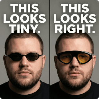 EYEWEAR sample ad